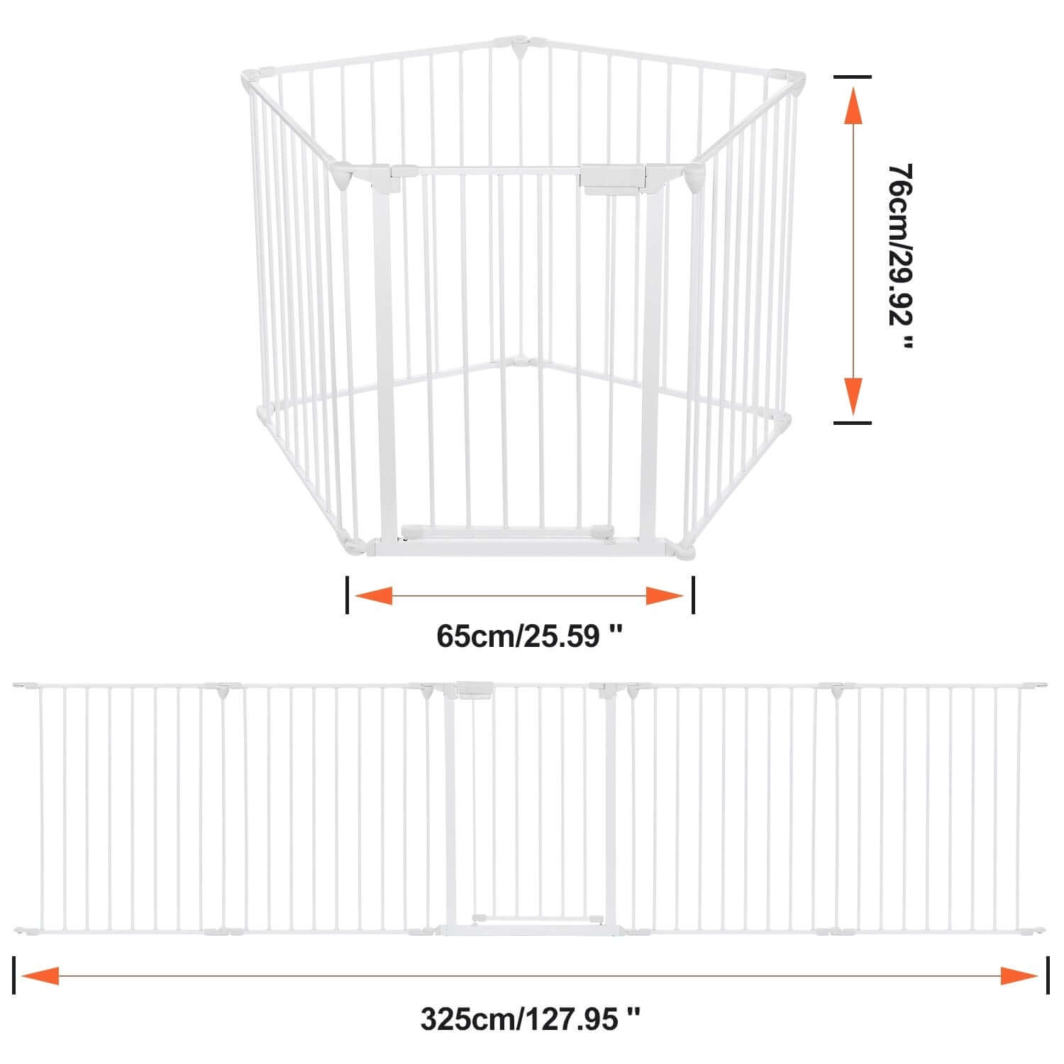 Baby Pet Safety Gate Dog Playpen Fireplace Barrier - The Shopsite
