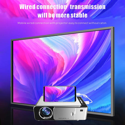 Projector Smart WiFi Projector 1080p HD LED