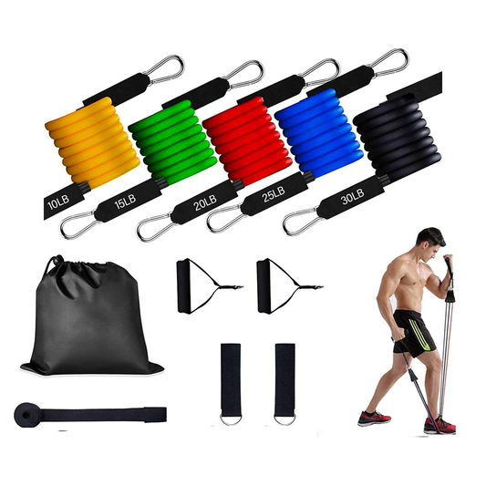 Fitness Exercises Resistance Bands Set