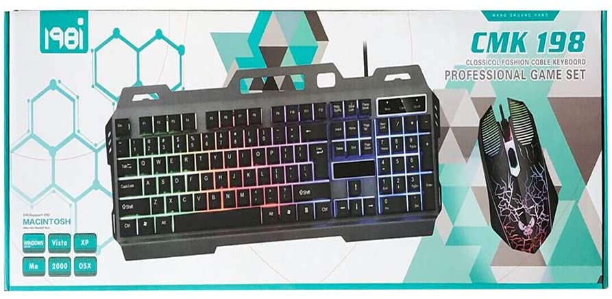 Gaming Keyboard And Mouse CMK 198 USB - The Shopsite