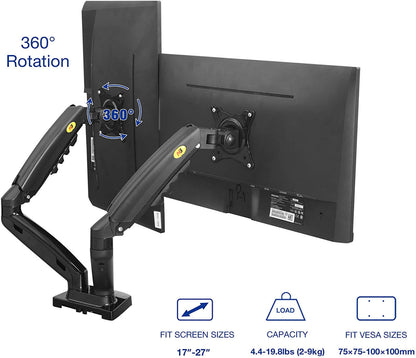 Dual Arm Monitor Stand Bracket Mount