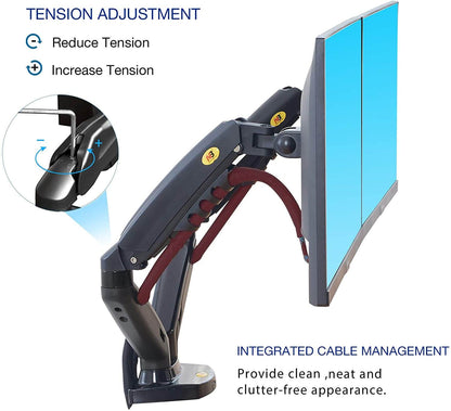 Dual Arm Monitor Stand Bracket Mount
