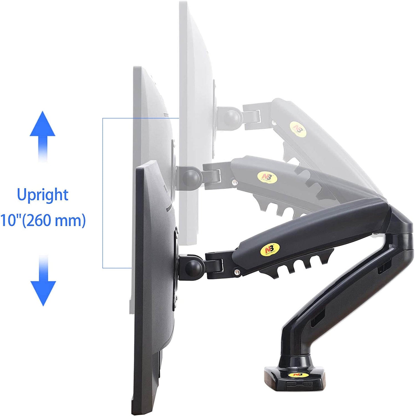 Dual Arm Monitor Stand Bracket Mount