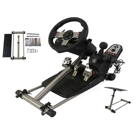 wheel stand for flight simulator