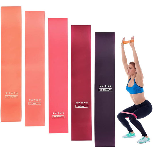 set of 5 resistance bands