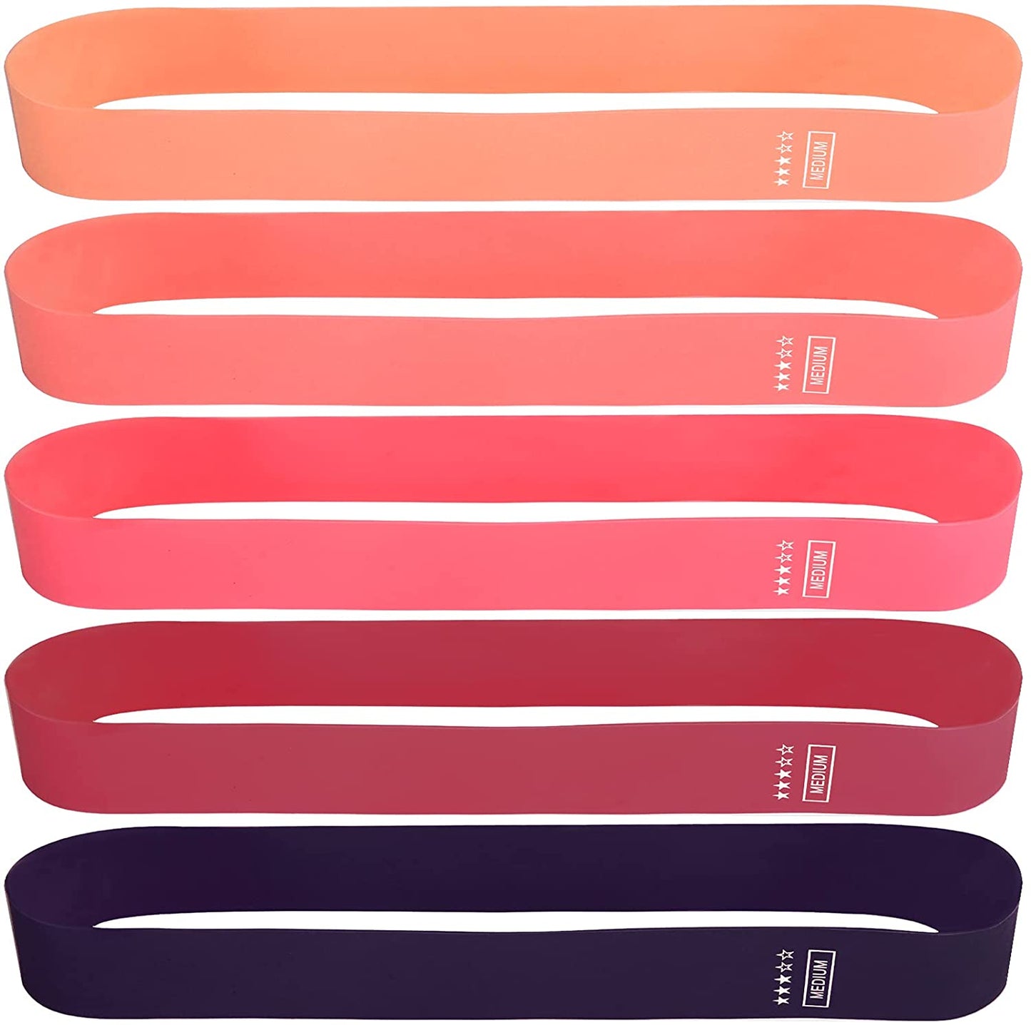 5 Piece Resistance Band Set