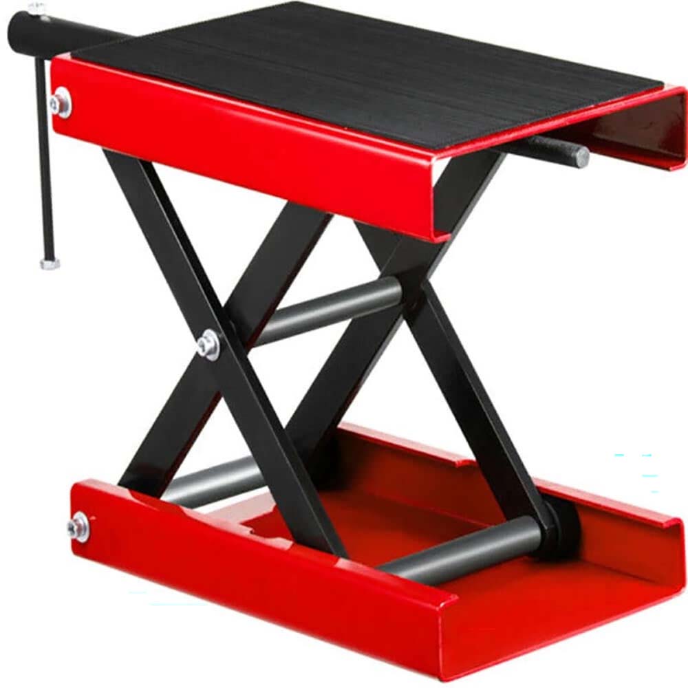 Motorcycle scissor lift stand