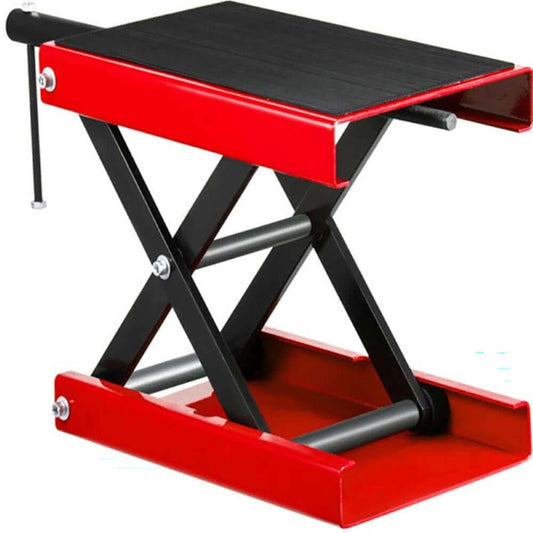 Motorcycle scissor lift stand