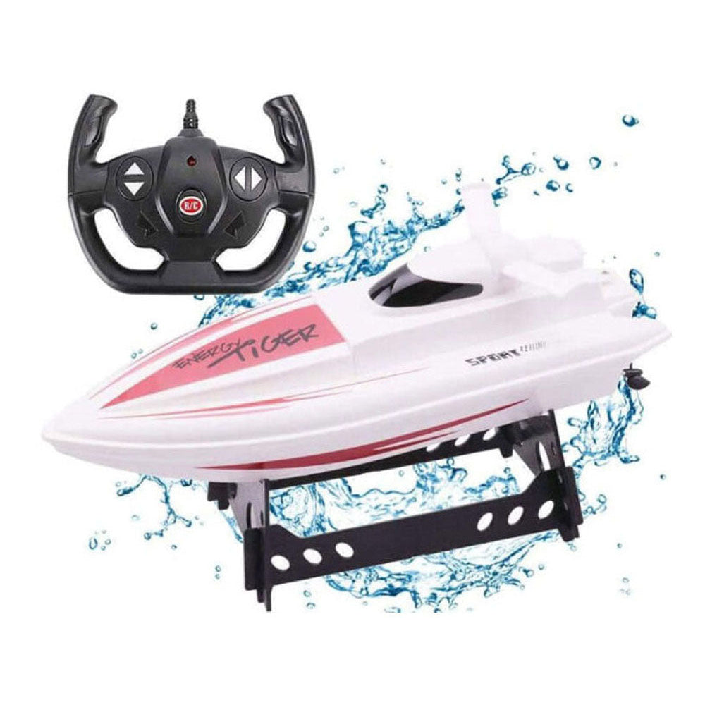 remote control boat on water