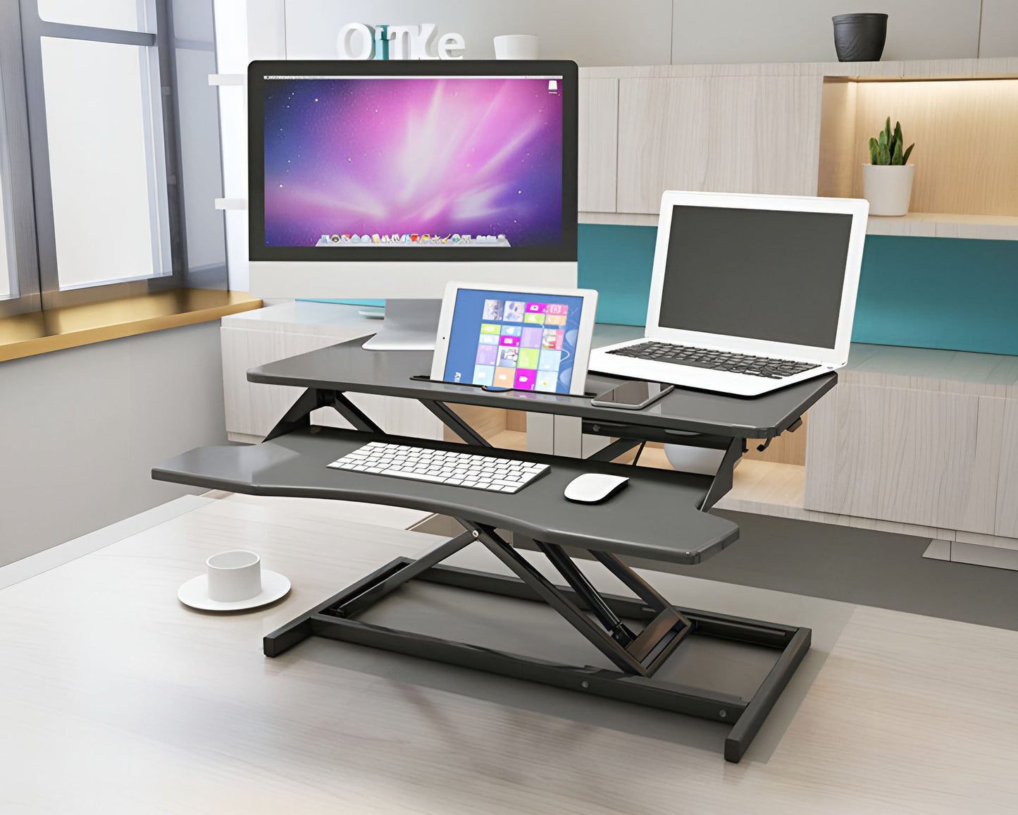 Height Adjustable computer desk