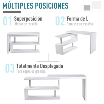 Computer Desk Office Desk With Shelves For Home Office - The Shopsite