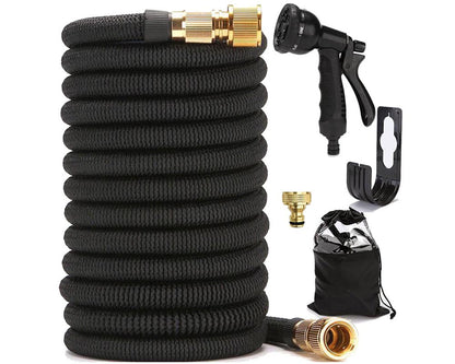 Garden hose with holder