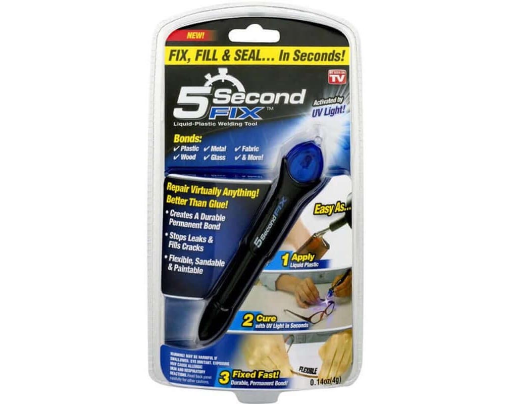 Adhesive glue for cracks and leaks