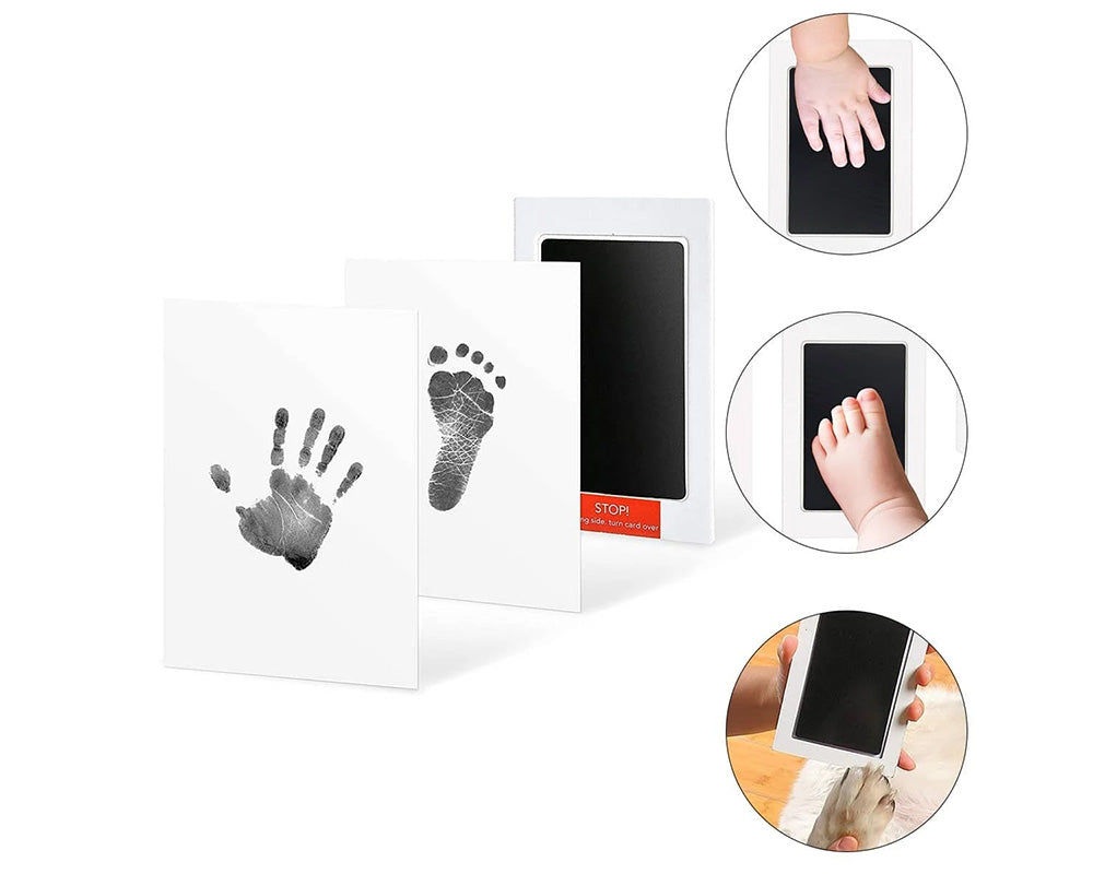 Baby footprint memory kit