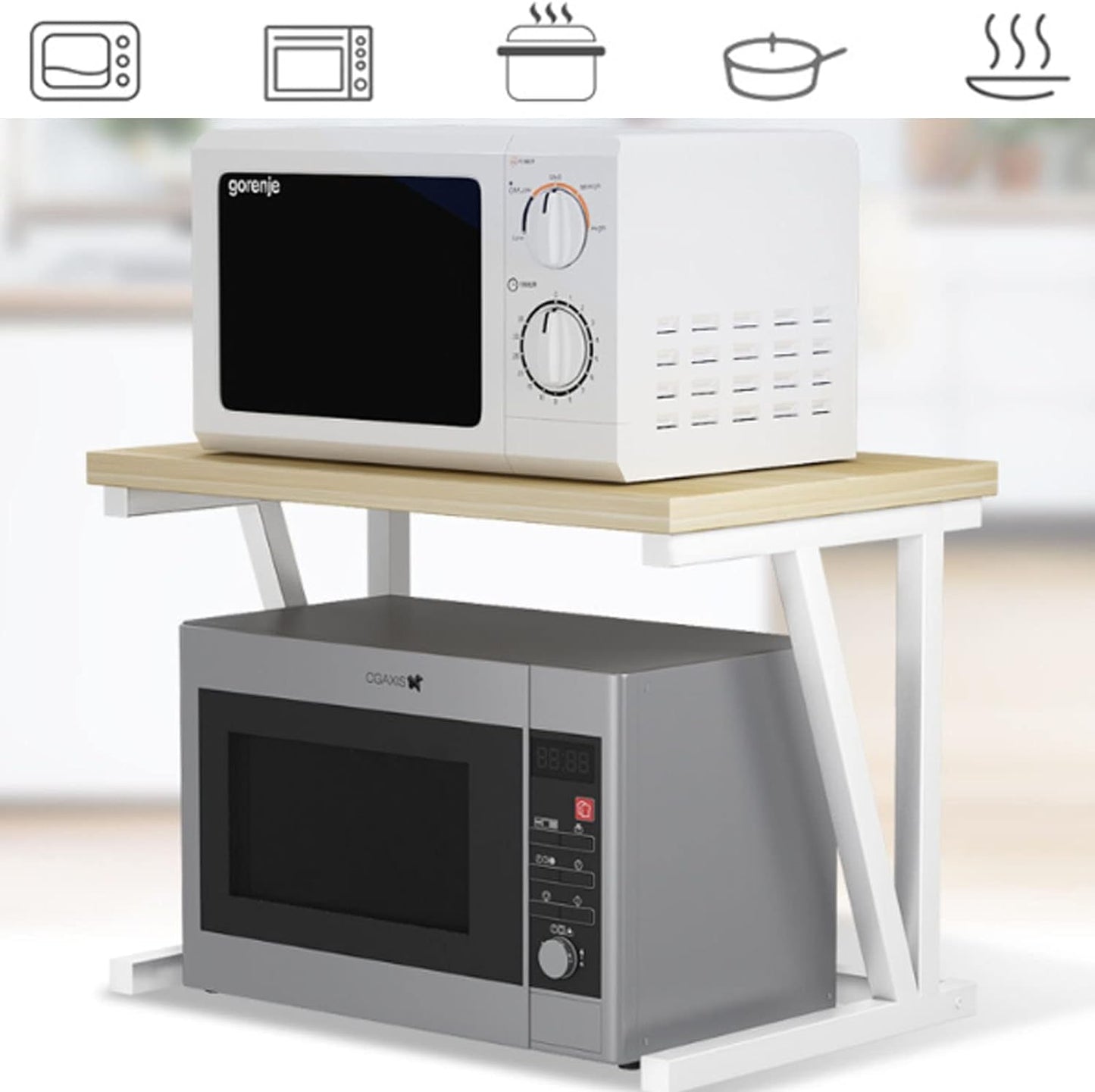 Microwave Shelf Rack Stand Kitchen Shelf Rack Stand