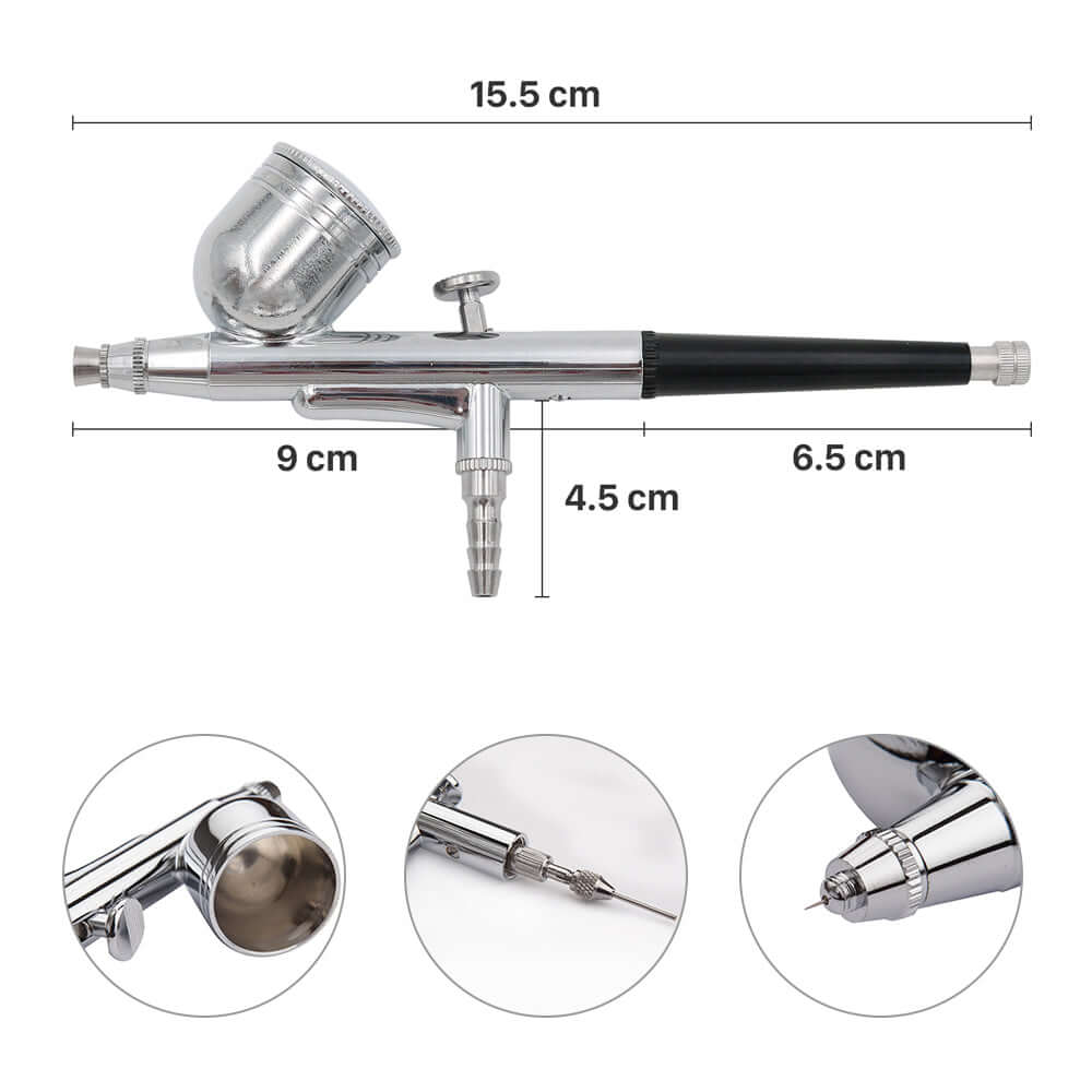 Airbrush with adjustable speed