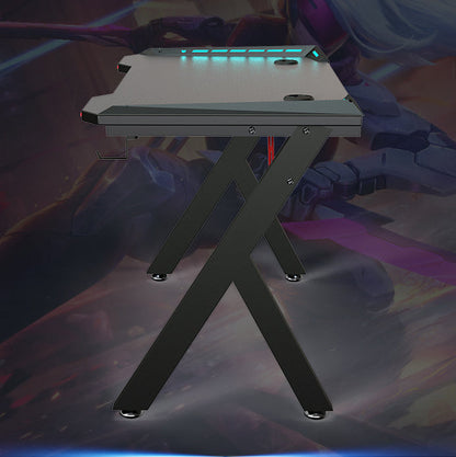 Gaming desk with cable box