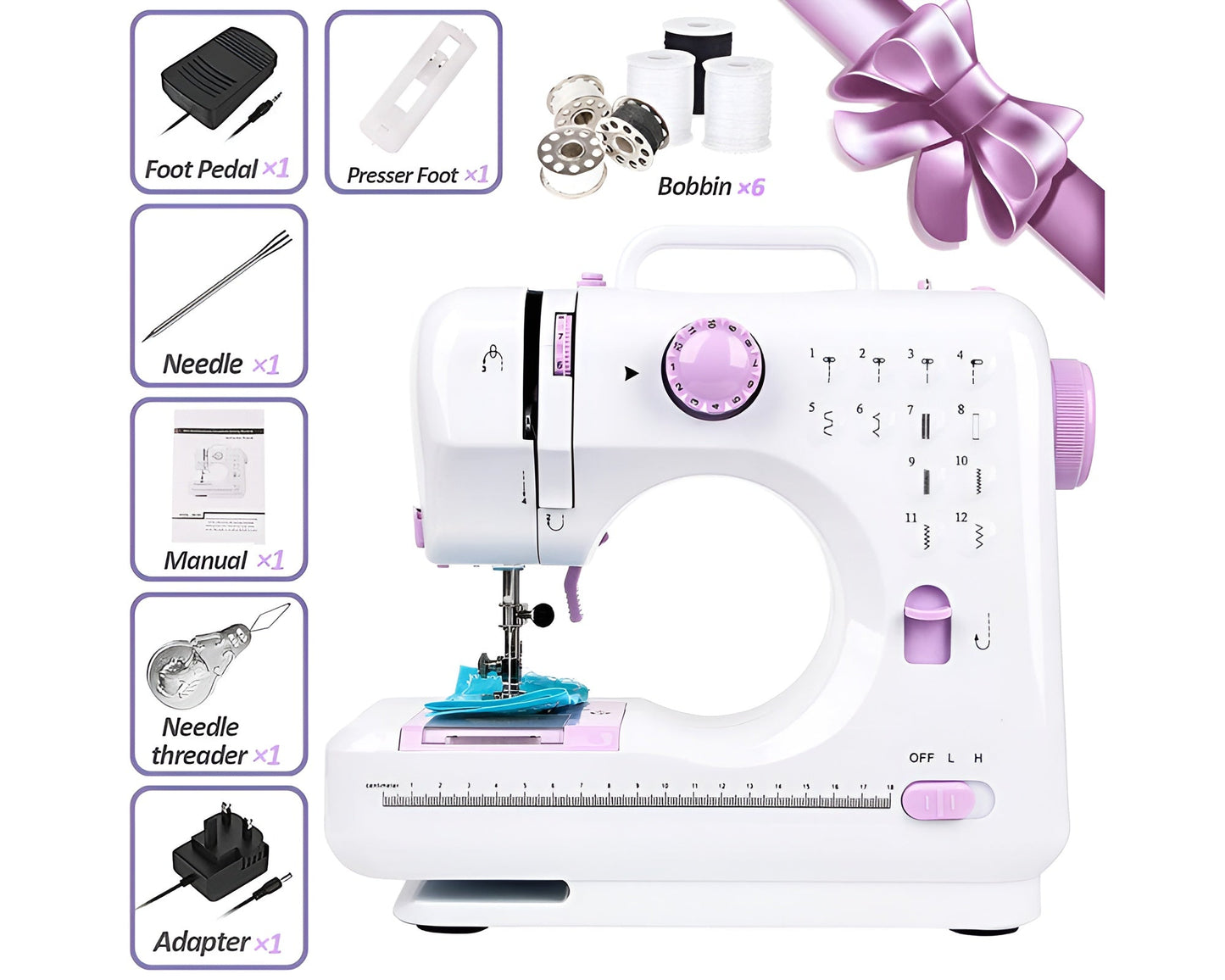 12 stitch sewing machine