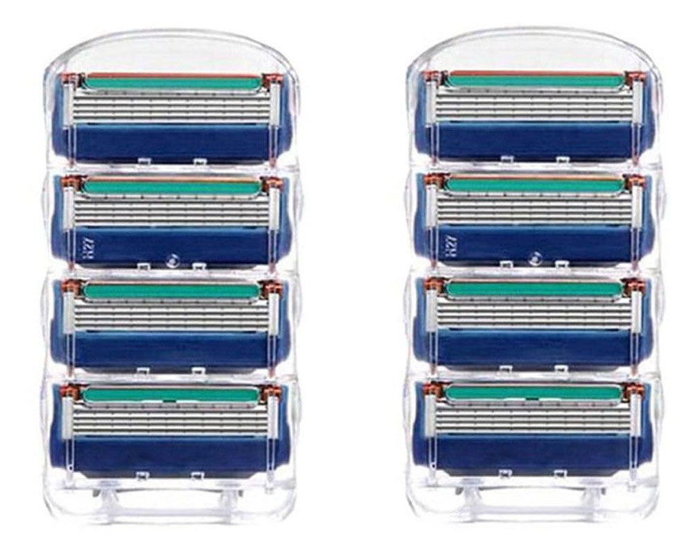 REplacement for Gillette Fusion Power Men's Razor Blade Refills 8 Count