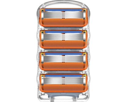Replacement for Gillette Fusion Power Men's Razor Blade Refills 4 Count