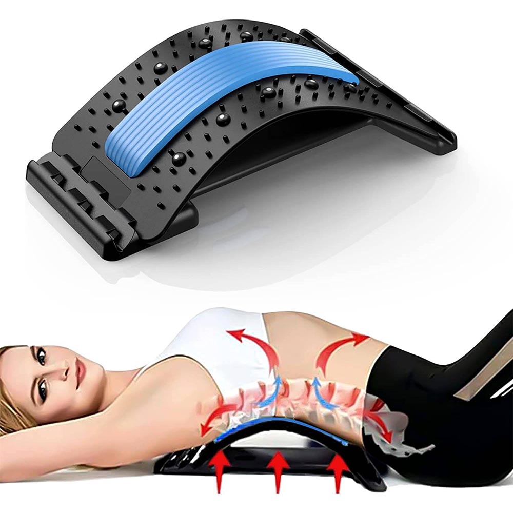 Adjustable back stretcher tool