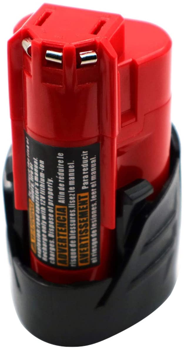 Milwaukee M12 battery 2000mAh replacement - The Shopsite