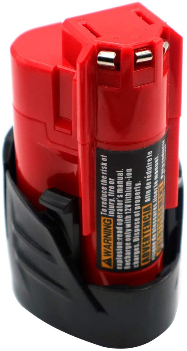 Milwaukee M12 battery 2000mAh replacement - The Shopsite