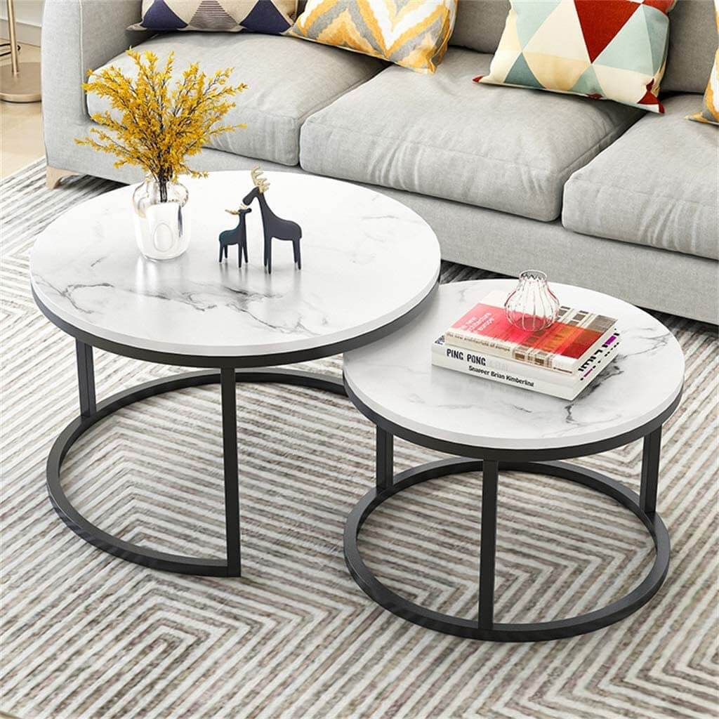 Coffee Table 2 in 1 Nesting Coffee Tables
