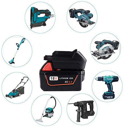 Milwaukee Dewalt To Makita Adapter 18V Lithium