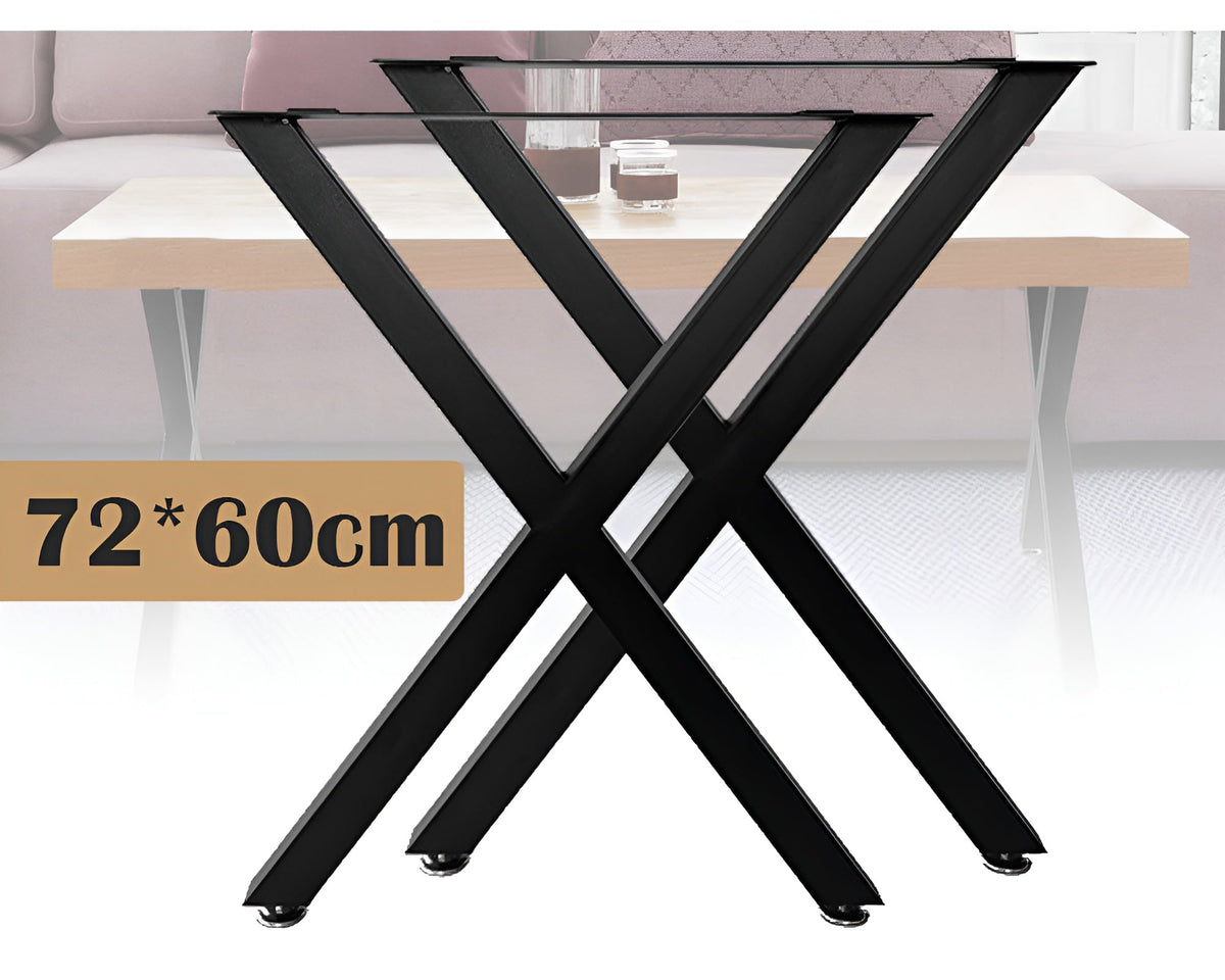 Metal Table Legs desk Bench Legs X Shape