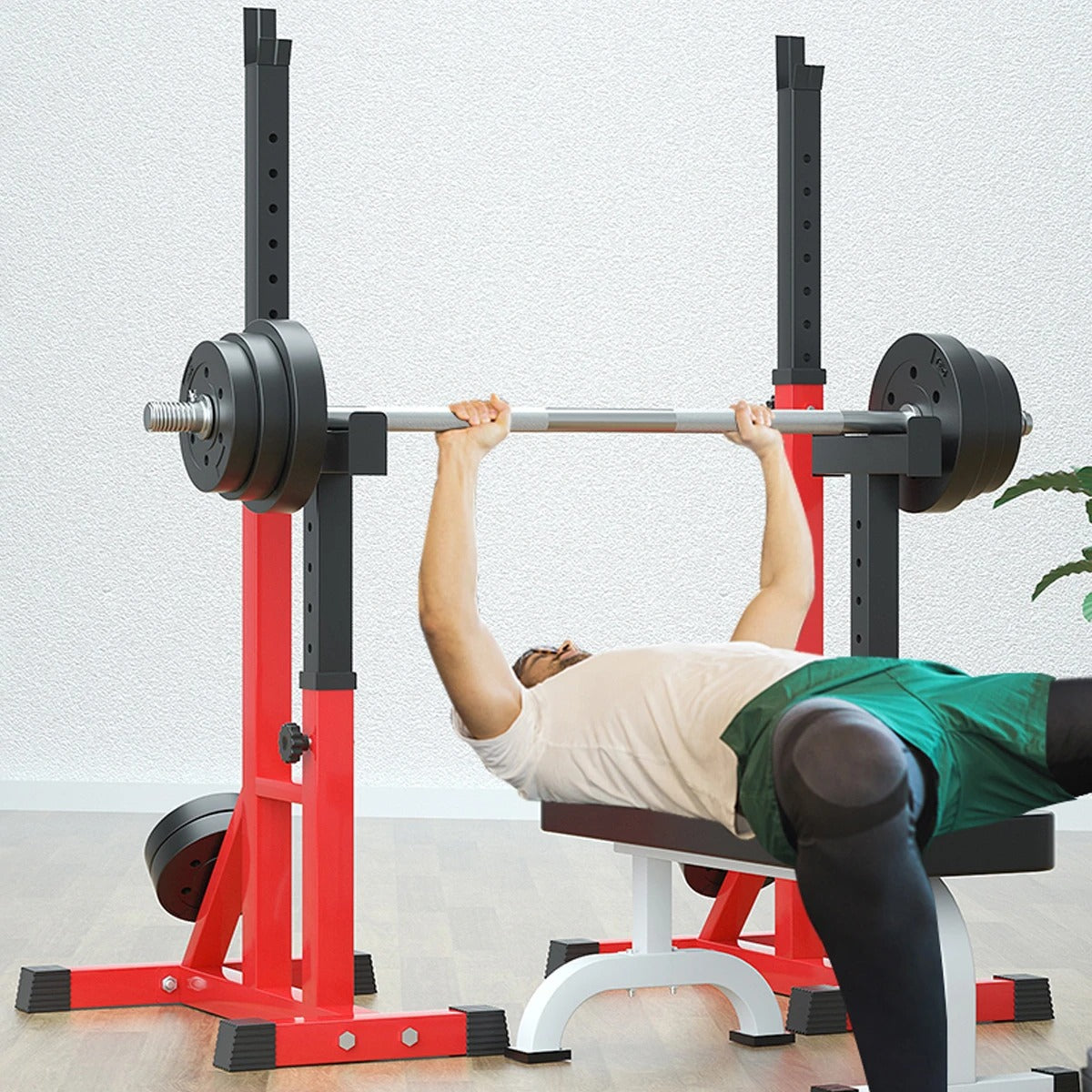 Multi-Adjustable Squat rack Lifting Barbell Stand Fitness Rack