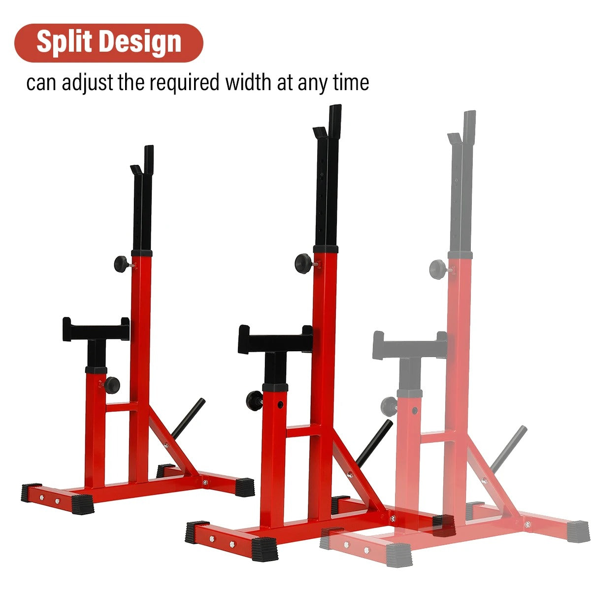 Multi-Adjustable Squat rack Lifting Barbell Stand Fitness Rack