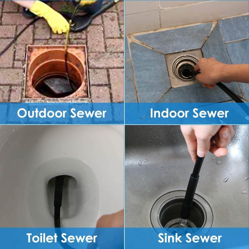Drain Pipe Cleaning Kit 30m