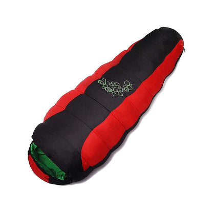 red thick cotton sleeping bag