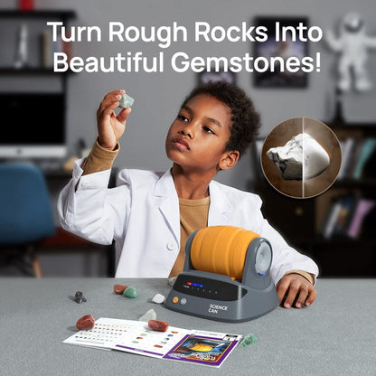 polished gemstones from rocks