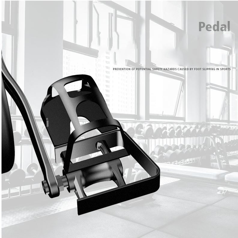 Portable spin bike with wheels