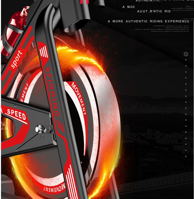 Heavy duty frame spin bike