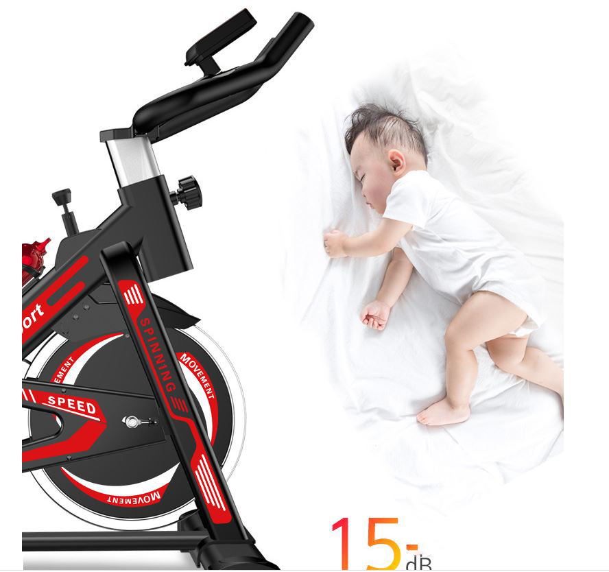 Exercise bike with multi grip handlebar