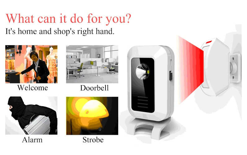 Motion activated doorbell