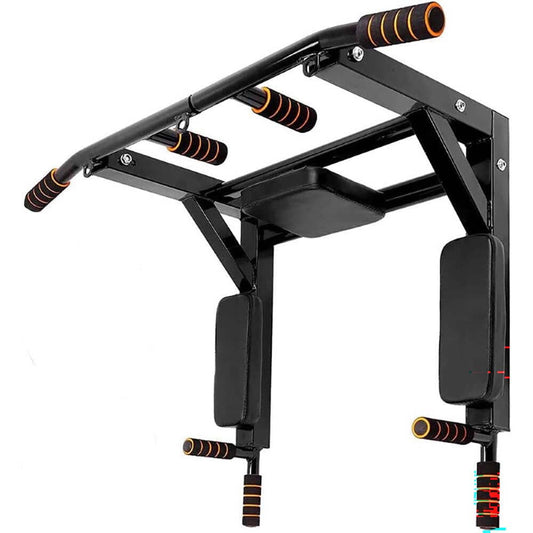 Wall mounted pull up bar