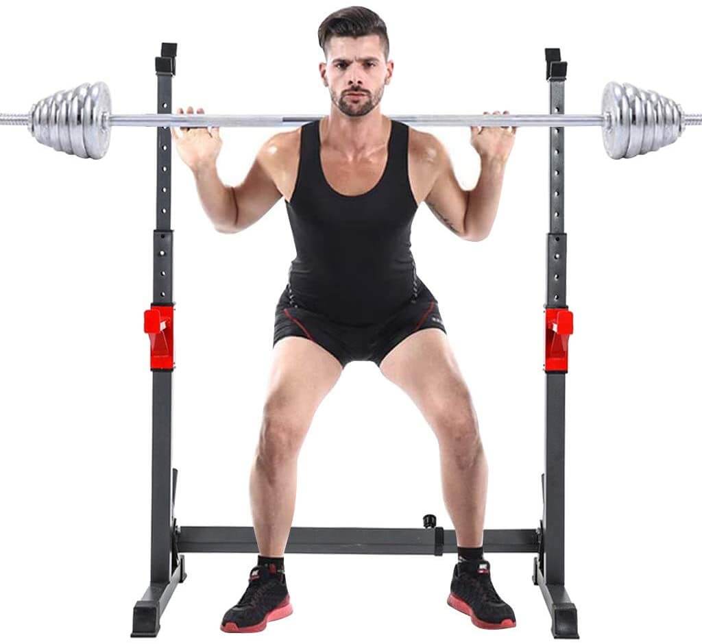 Barbell Rack Squat Rack Adjustable - The Shopsite
