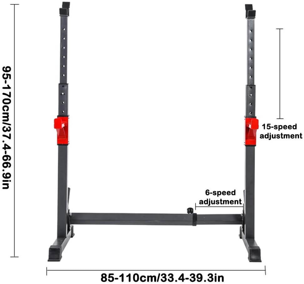 Barbell Rack Squat Rack Adjustable - The Shopsite