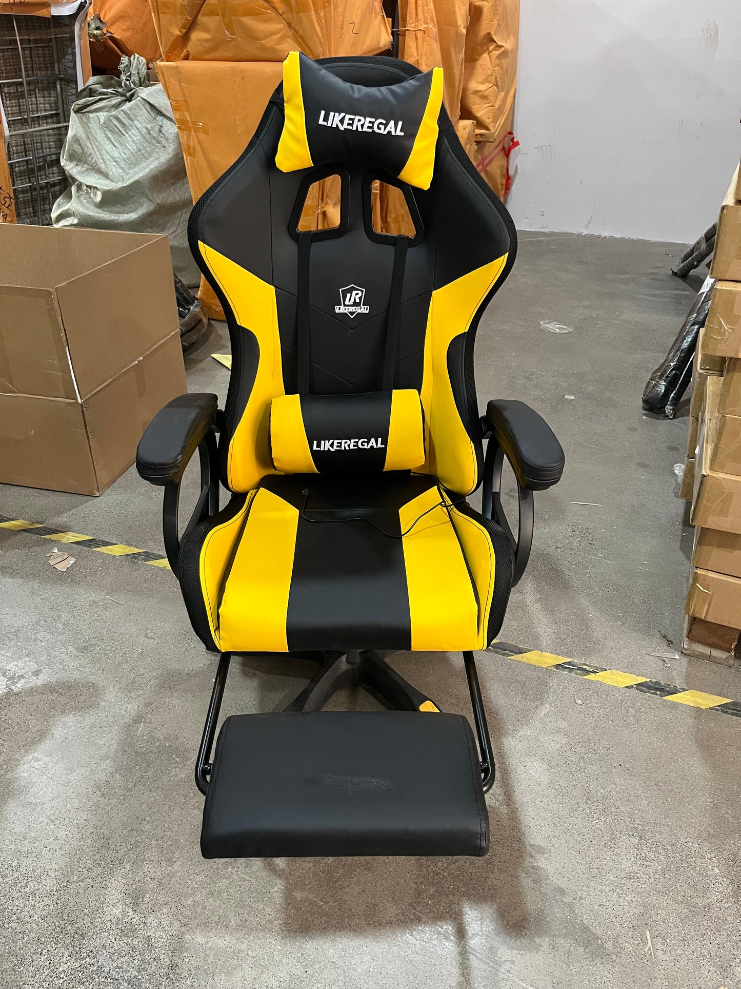 Gaming Chair Speaker and RGB Light (Yellow)