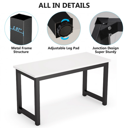 Computer Desk Table White 120cm