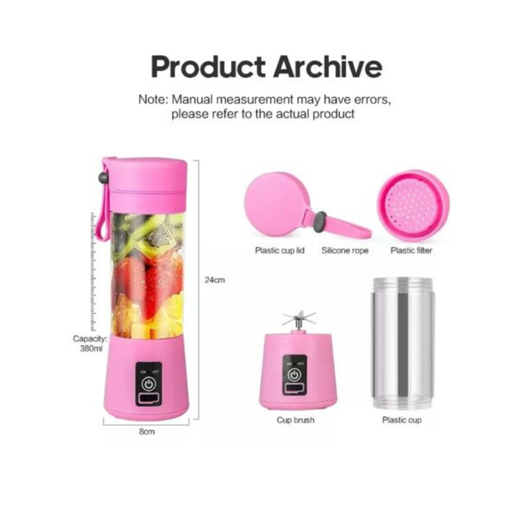 Portable Juicer Blender Mixer with 6 Blades