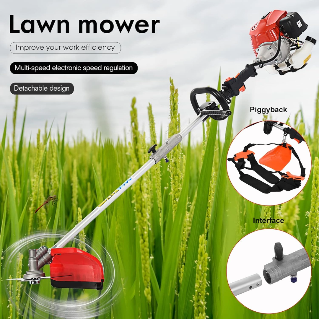 High-Powered Brush Weed Cutter Saw Hedge Trimmer 5 in 1
