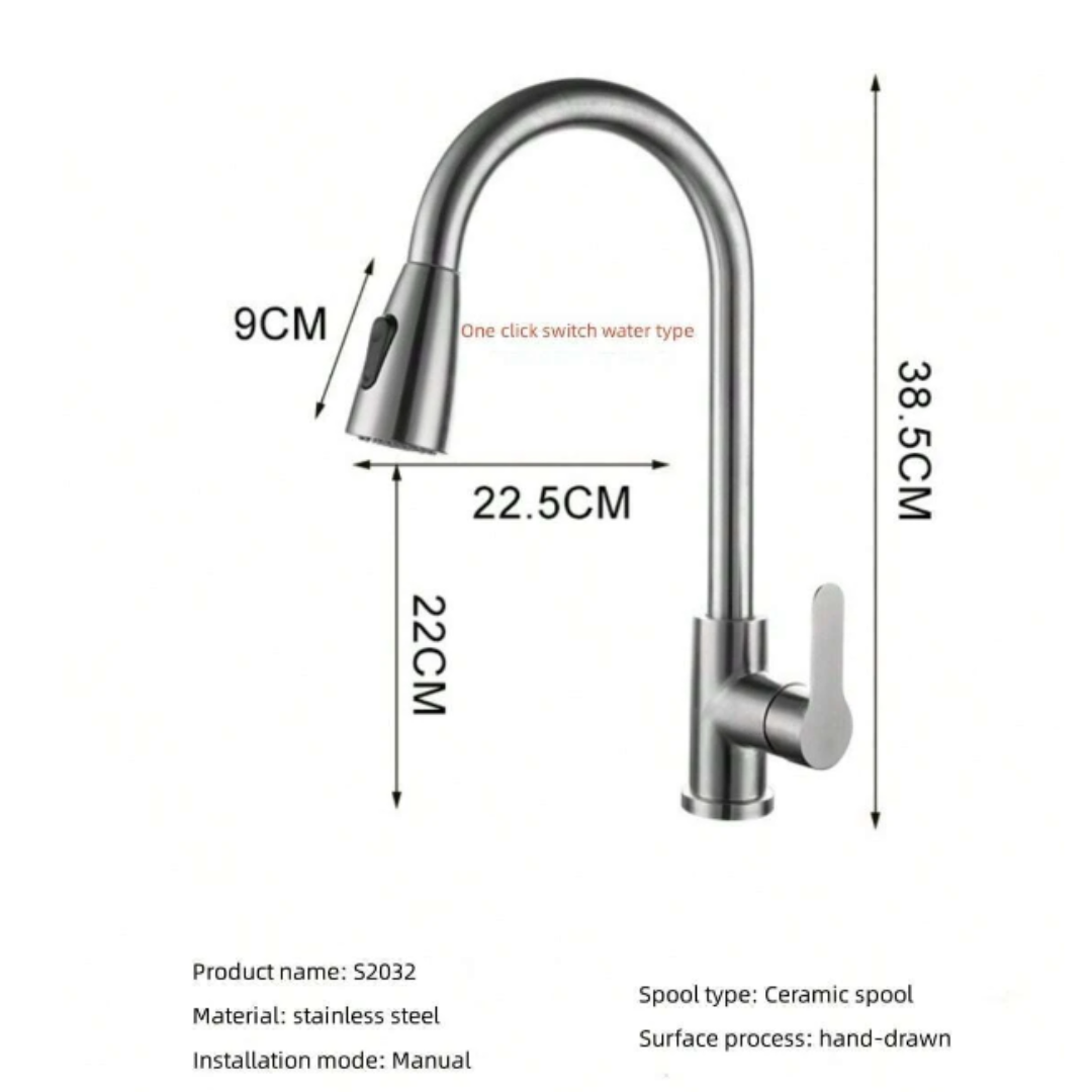 Mixer Tap Kitchen Faucet Laundry Bathroom Sink