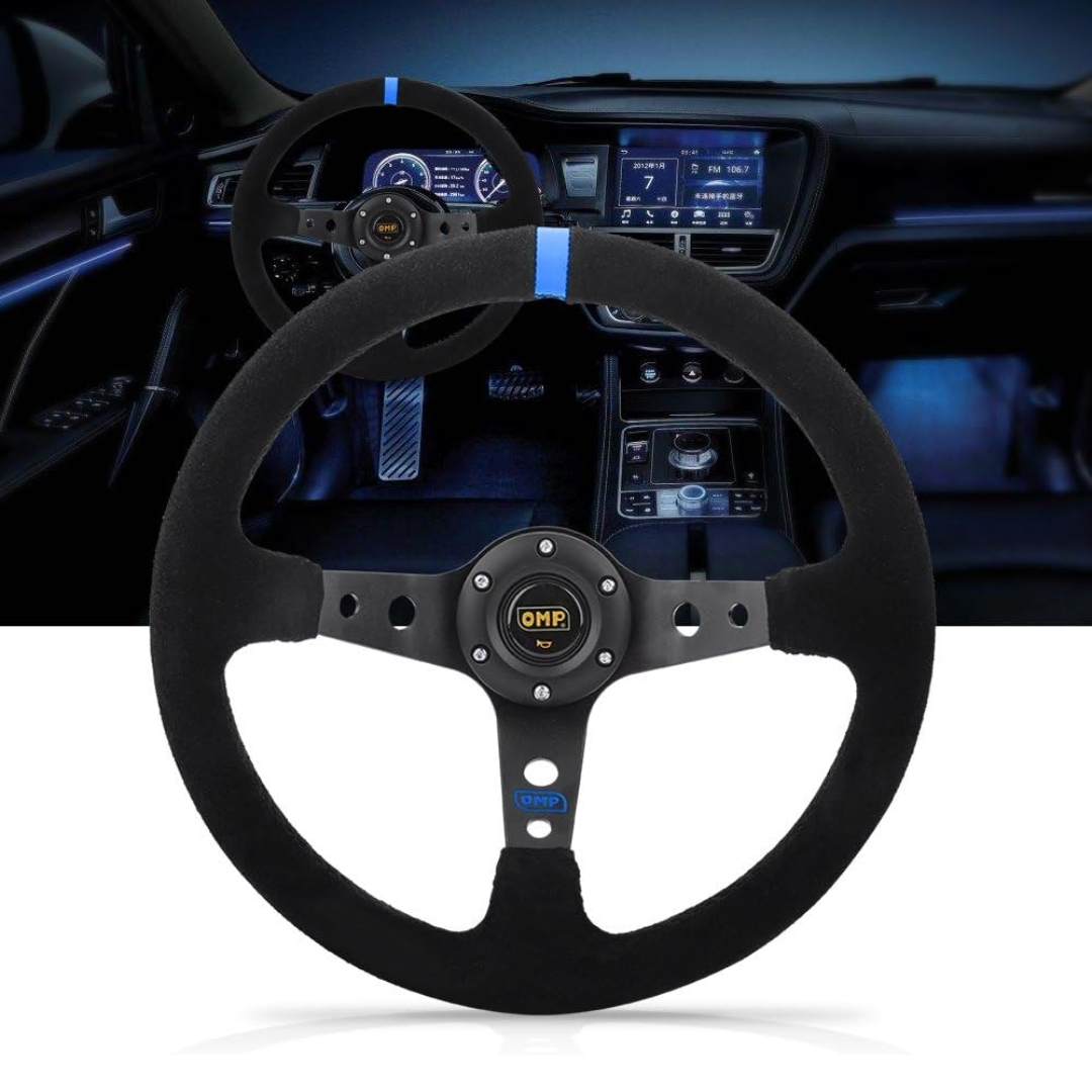 Car Steering Wheel 350mm (Blue)