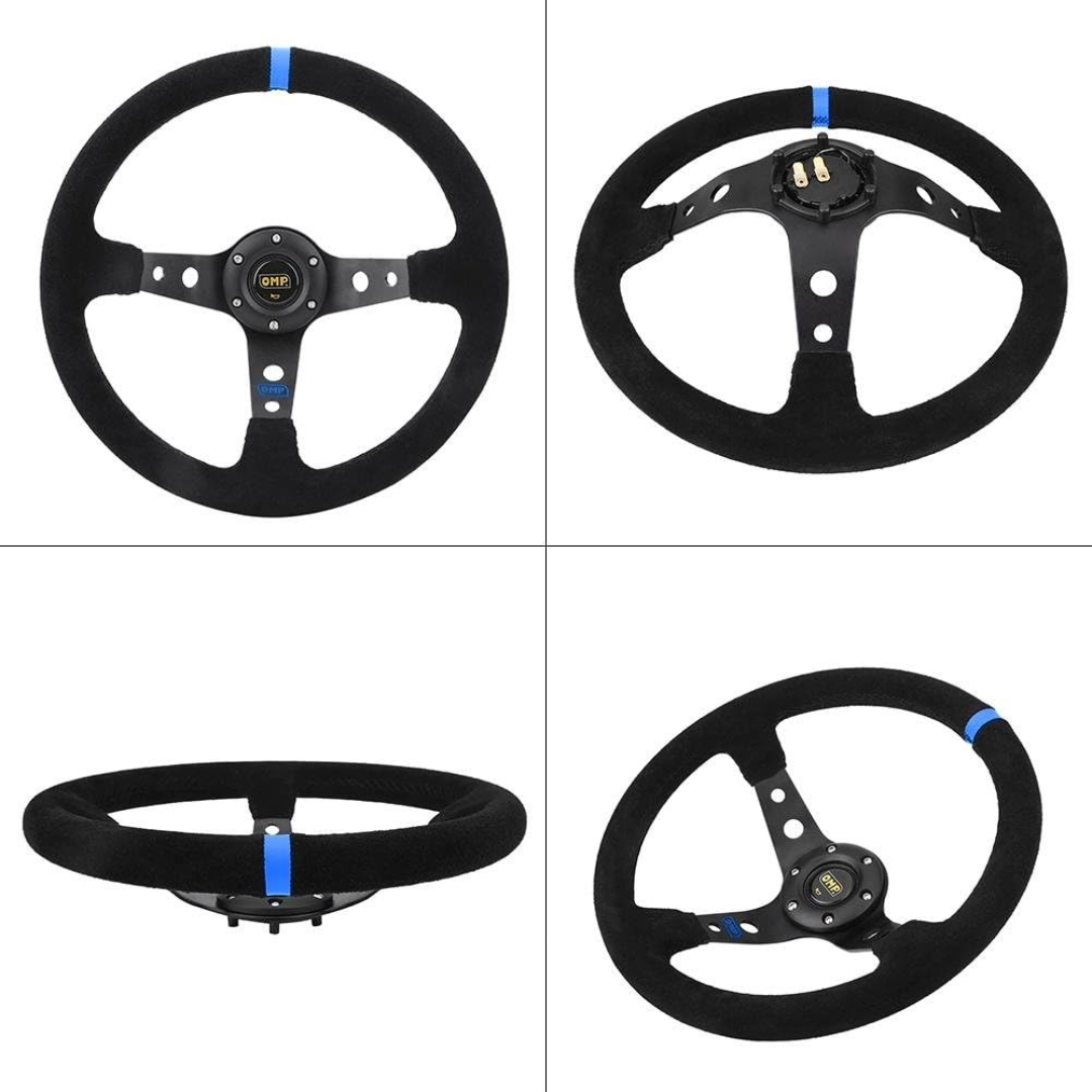 Car Steering Wheel 350mm (Blue)