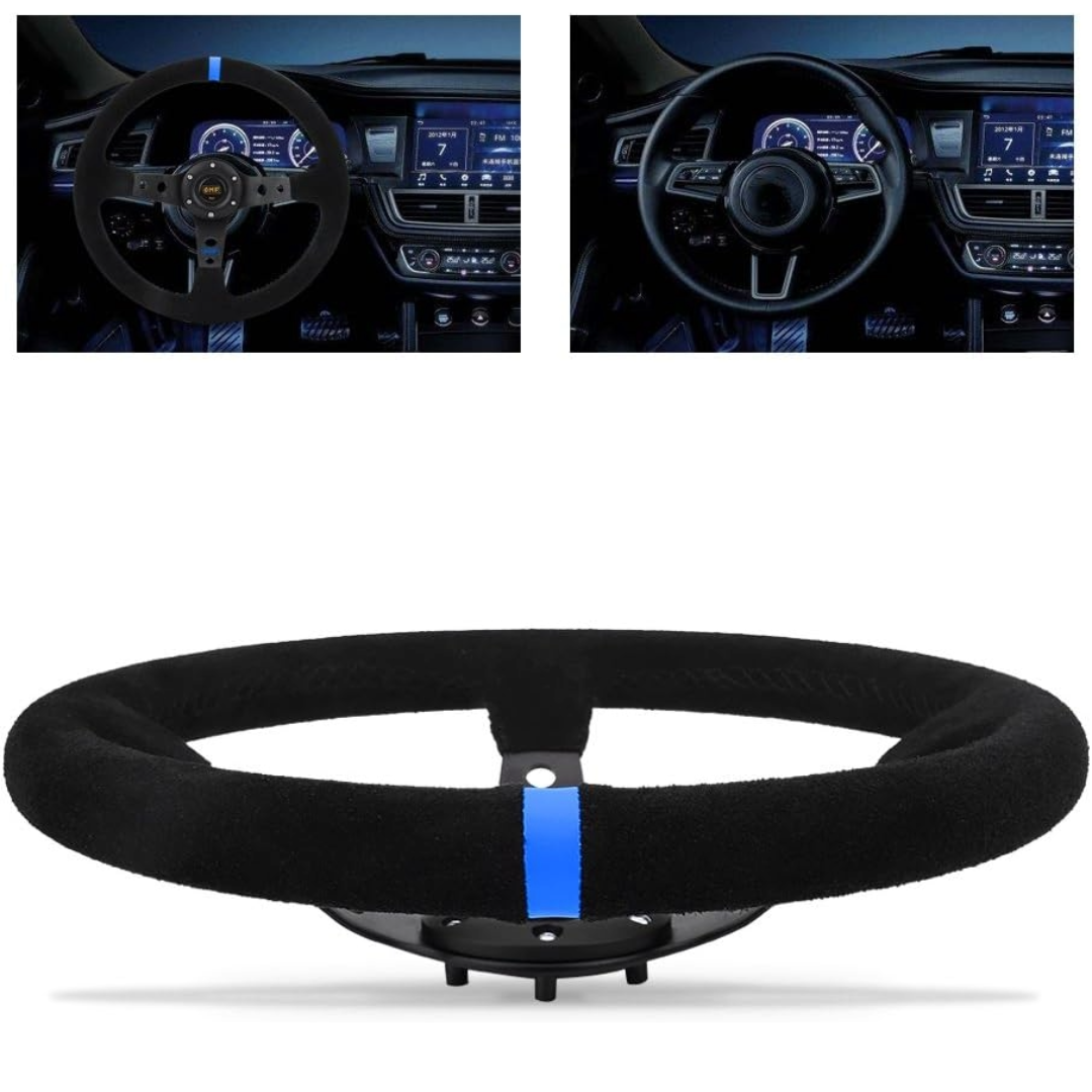 Car Steering Wheel 350mm (Blue)
